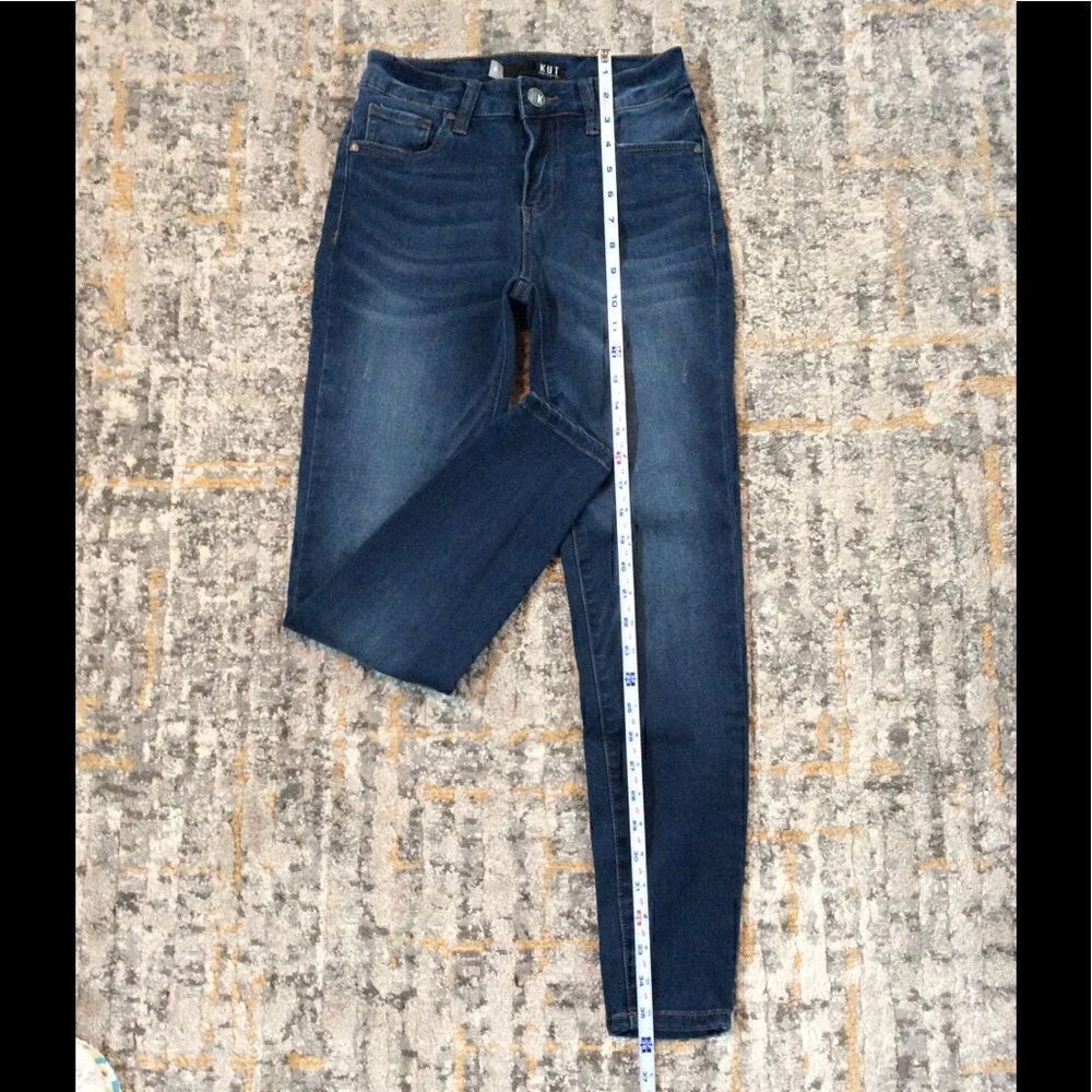 KUT FROM THE KLOTH SKINNY JEANS! EUC! SIZE 0 - Picture 6 of 9